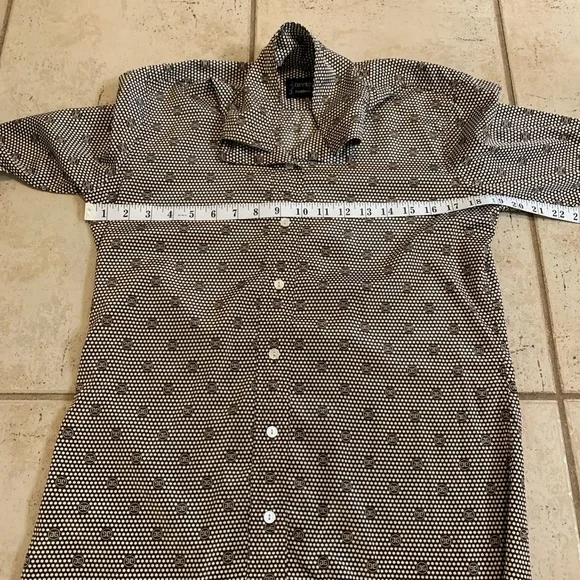 Vintage Givenchy for Fashions Couture Polka Dot Shirt Blouse Size 12 - Picture 4 of 6